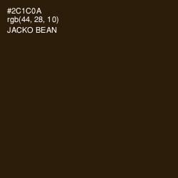 #2C1C0A - Jacko Bean Color Image